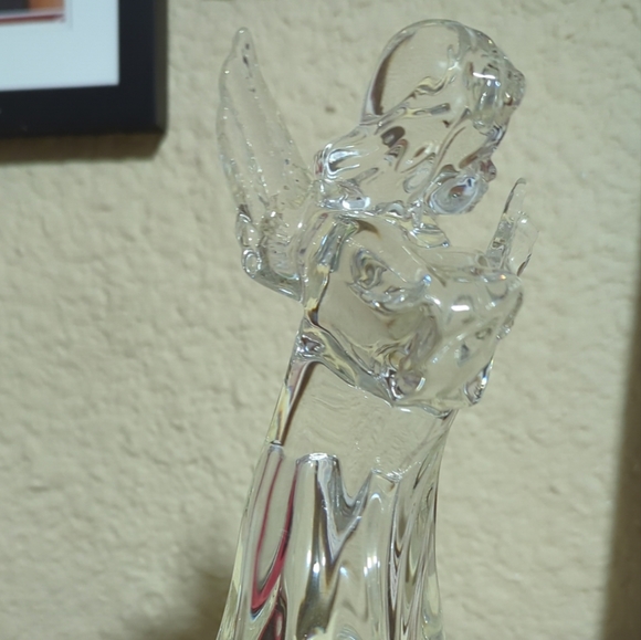 Mikasa Germany Herald Collection -Angel Playing Mandolin - Full Lead Crystal - Picture 9 of 12